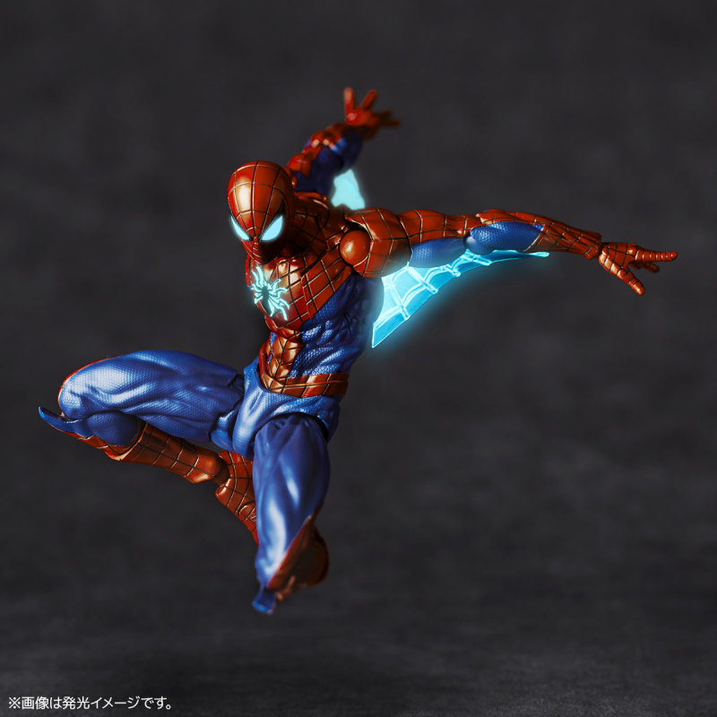 海洋堂 Amazing Yamaguchi 系列 MARVEL【蜘蛛人 Ver.2.0】可動人偶(スパイダーマン Ver.2.0)