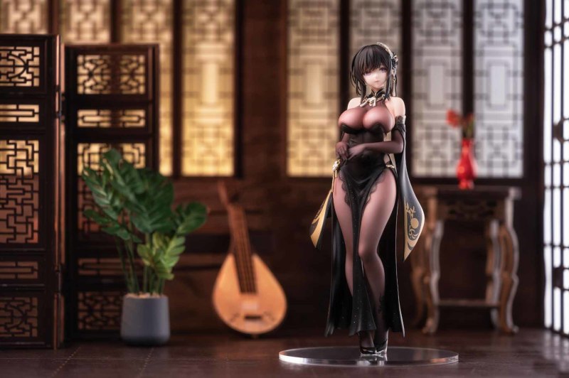 性感爆表!AniGift《碧藍航線》鎮海 奇奢華苑ver. 1/6比例模型 背面更不得了...