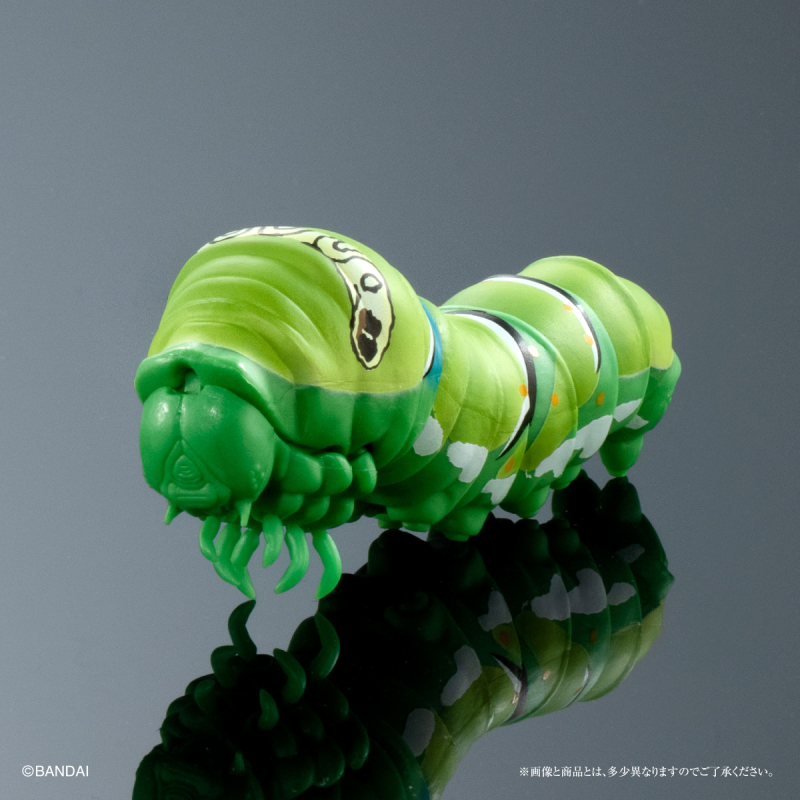 GASHAPON ONLINE「生物大圖鑑 毛毛蟲02」環保扭蛋 擬真再現大紫蛺蝶幼蟲、舟蛾幼蟲!