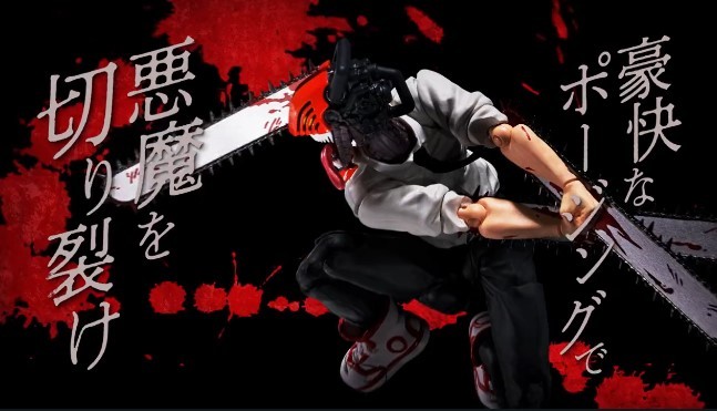 S.H.Figuarts《鏈鋸人》鏈鋸人 可動人偶 充滿躍動感的戰鬥場景狂氣再現！