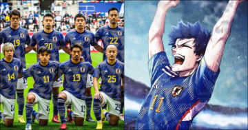 《藍色監獄》真實上演2022世足「日本vs德國」   日本世界盃球衣設計來源正是源自於...