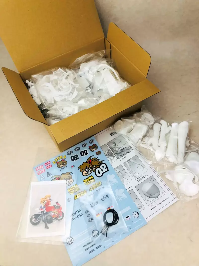 Vispo原型師片桐克洋「1/6 明日香 Racing Ver.FINAL」GK套件【EVA STORE限定販售】