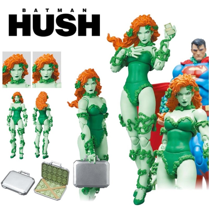 MAFEX《蝙蝠俠：緘默》毒藤女（POISON IVY）可動人偶 俘虜超人的魅惑姿態再現！