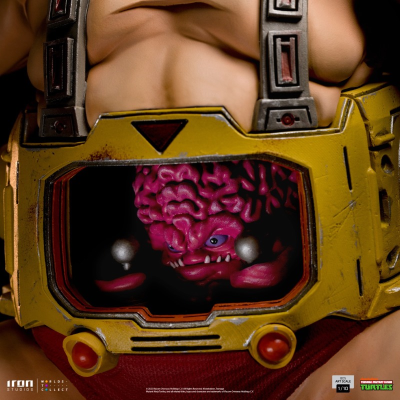 Iron Studios《忍者龜》克朗(Krang)1/10 比例全身雕像 來自X次元的邪惡軍閥降臨!