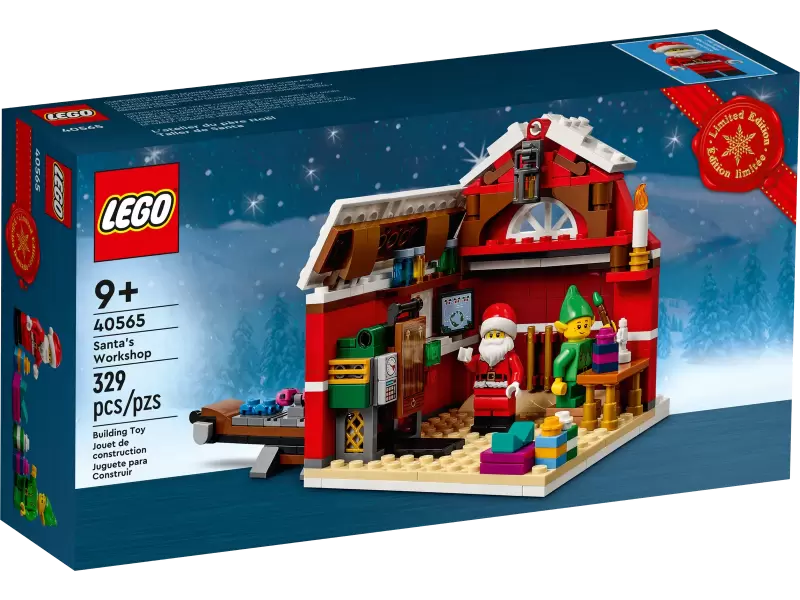 LEGO 40565「聖誕老人工作室」（Santa's Workshop）聖誕將至的忙碌氛圍！小巧精美的滿額禮登場