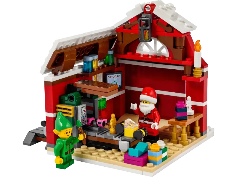 LEGO 40565「聖誕老人工作室」（Santa's Workshop）聖誕將至的忙碌氛圍！小巧精美的滿額禮登場