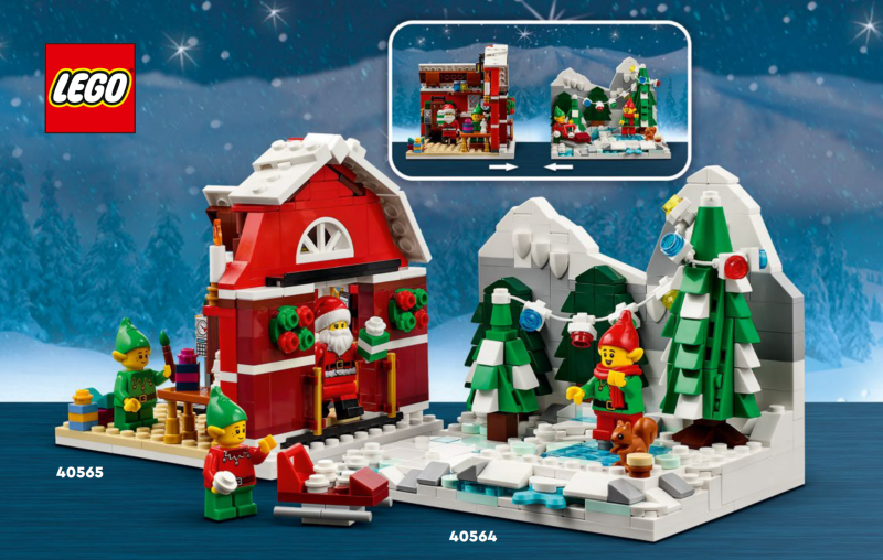 LEGO 40565「聖誕老人工作室」（Santa's Workshop）聖誕將至的忙碌氛圍！小巧精美的滿額禮登場