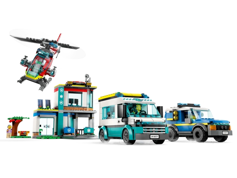 LEGO 60371～60375 城市系列 2023 年五款警消類新作發表！