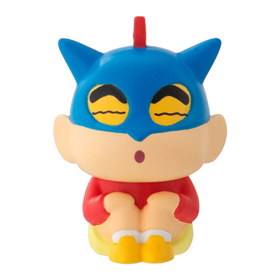 GASHAPON「等待中的蠟筆小新3」轉蛋 捲成一團的動感超人、保鑣黑磯先生！