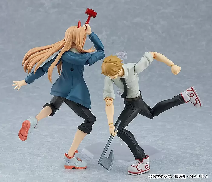 figma《鏈鋸人》帕瓦 可動人偶 可愛的喵子、巨大血之鎚子豪華再現！