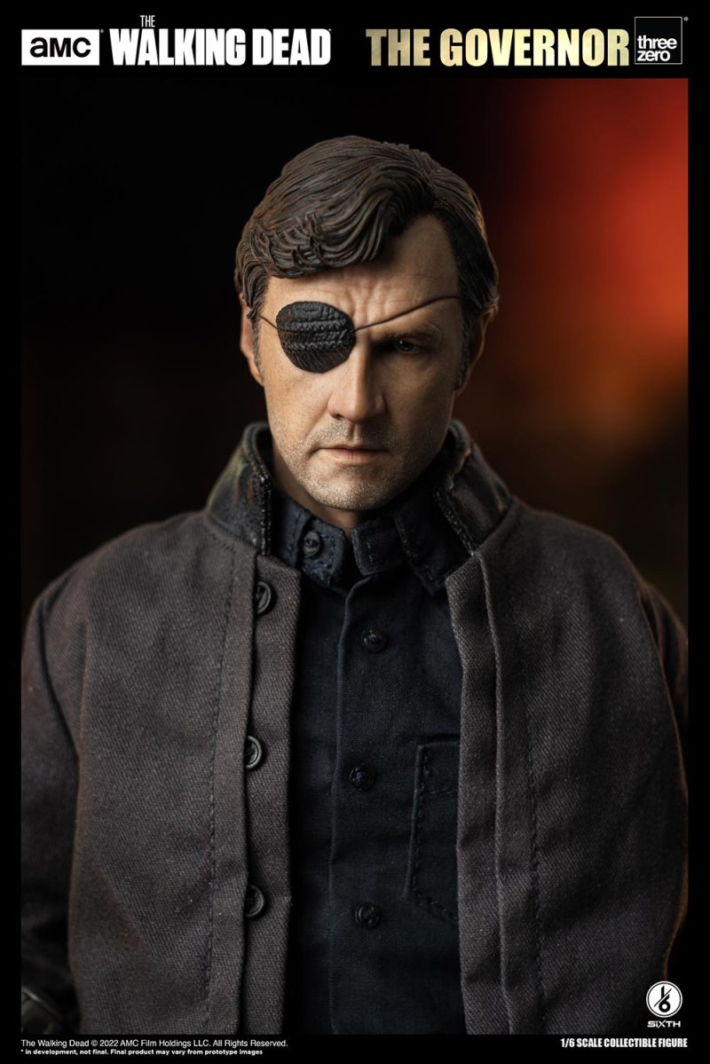 冷血殘忍的領袖!threezero《陰屍路》總督 The Governor 菲利浦・布萊克