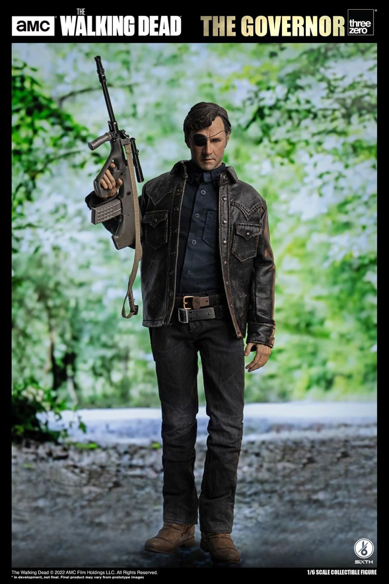 冷血殘忍的領袖!threezero《陰屍路》總督 The Governor 菲利浦・布萊克