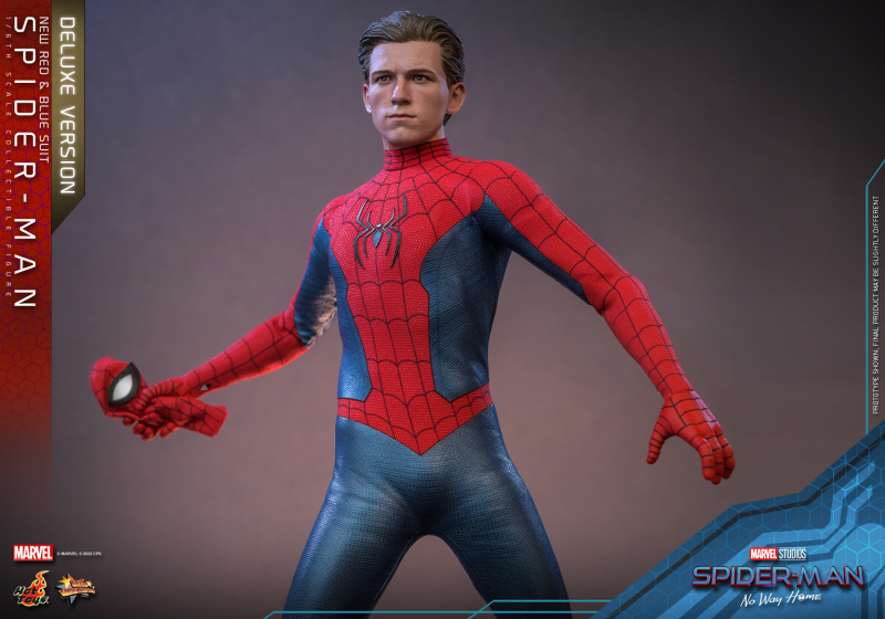 Hot Toys《蜘蛛人：無家日》蜘蛛人 新版紅藍戰衣（Spider-Man New Red and Blue Suit）1/6 比例收藏級人偶 豪華版