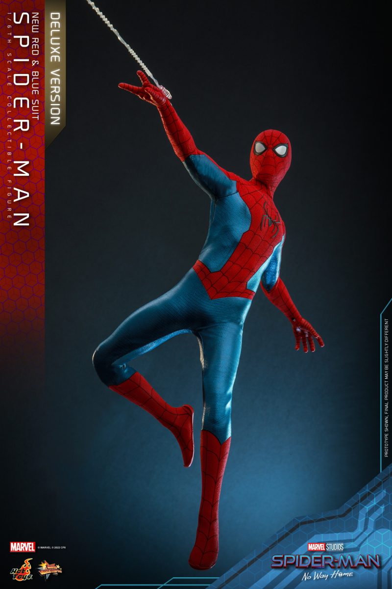 Hot Toys《蜘蛛人：無家日》蜘蛛人 新版紅藍戰衣（Spider-Man New Red and Blue Suit）1/6 比例收藏級人偶 豪華版