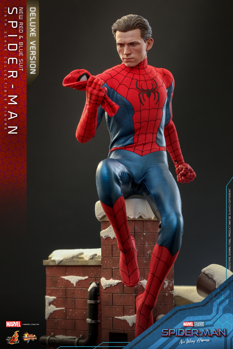 Hot Toys《蜘蛛人：無家日》蜘蛛人 新版紅藍戰衣（Spider-Man New Red and Blue Suit）1/6 比例收藏級人偶 豪華版