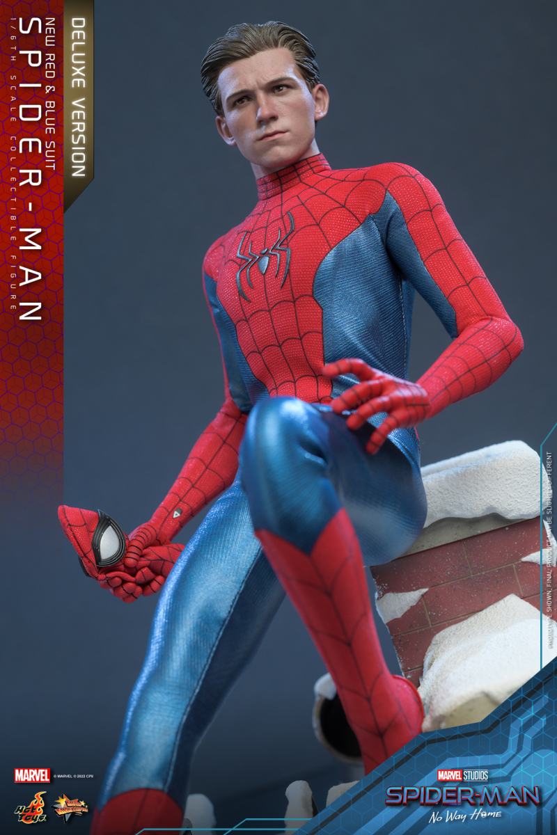 Hot Toys《蜘蛛人：無家日》蜘蛛人 新版紅藍戰衣（Spider-Man New Red and Blue Suit）1/6 比例收藏級人偶 豪華版