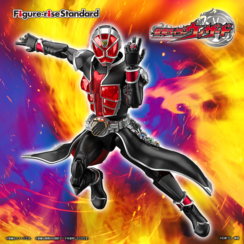特殊加工呈現寶石般的光澤 Figure-rise Standard『假面騎士WIZARD 火焰型式』預計 2023 年 05 月發售！