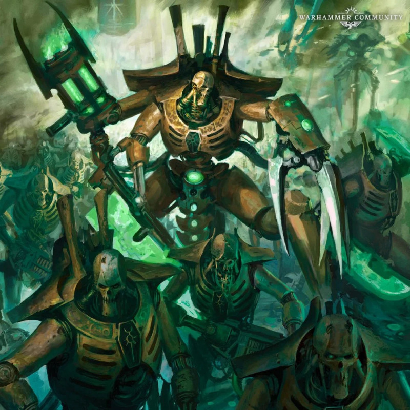 血肉之驅被轉換為生體金屬的不死戰士！JOYTOY 1/18 《戰鎚40000》太空死靈 薩雷赫王朝