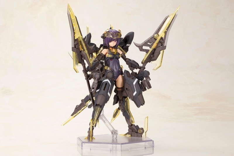 揮舞大型武器銃劍長槍『Frame Arms Girl 機甲少女 魔鷲ALBAS』人氣機娘以漆黑規格再登場！