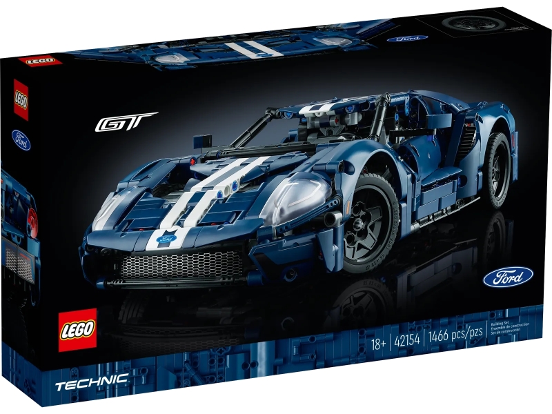 LEGO 42154 科技系列「2022 Ford GT」1/12 比例磚拼模型