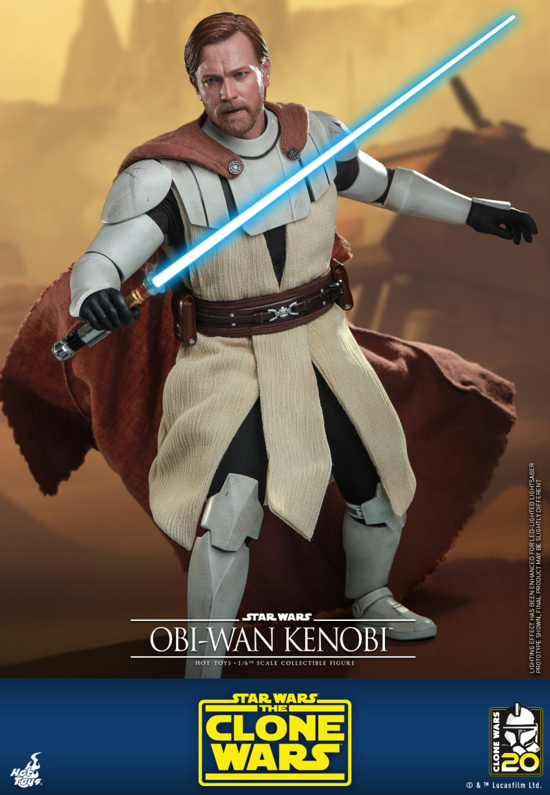 Hot Toys -《星際大戰：複製人之戰》歐比王・肯諾比（Obi-Wan Kenobi