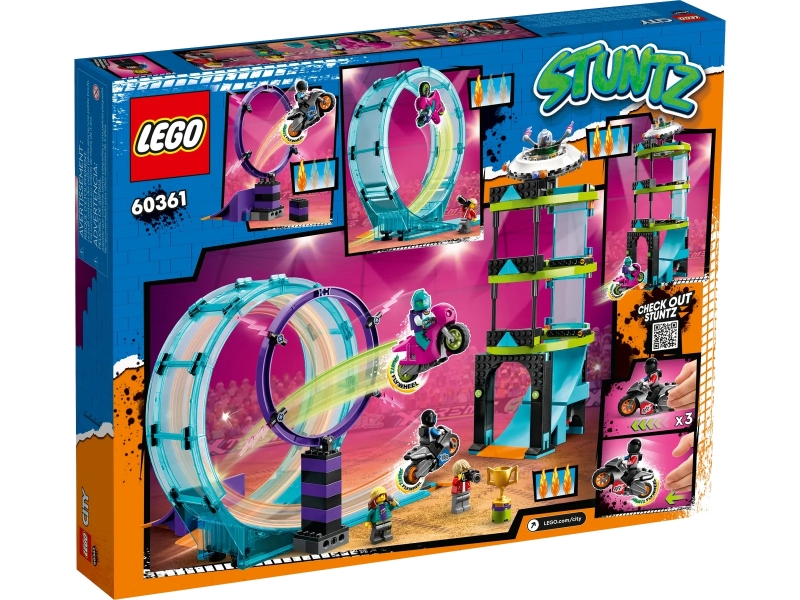 LEGO 60357、60359、60360、60361 城市系列特技摩托車四款新品將在 3 月發售 有超酷的恐龍摩托車！