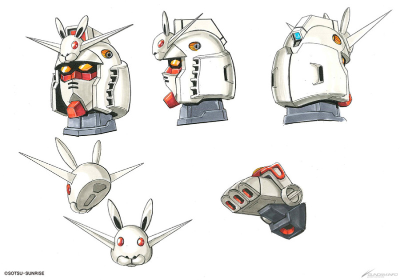 設計微妙的動物元素又登場！大河原邦男『十二支鋼彈』迎來兔年的第五彈「卯兔鋼彈」造型公開