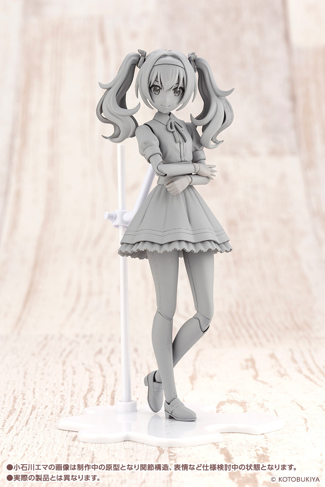 嬌小可愛的第四位少女！壽屋『創彩少女庭園 小石川艾瑪・夏季制服』開發中原型公開！