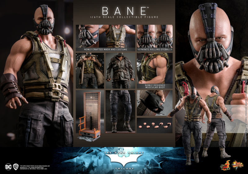Hot Toys《黑暗騎士三部曲》班恩（Bane）1/6 比例收藏級人偶 以無縫技術打造更自然的壯碩肌肉！
