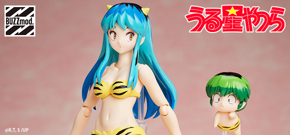 BUZZmod.《她來自煩星》拉姆＆小天 1/12比例可動人偶 系列首創漂浮底座重現輕盈感～