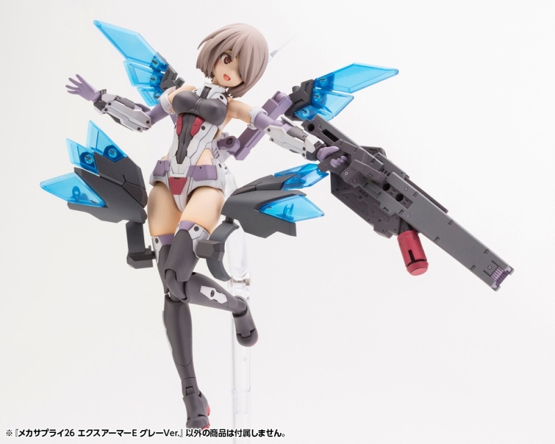 高度實用的改裝配件新色登場！壽屋『M.S.G機械配件 擴展裝甲E 灰色/黑色 Ver.』預計 04 月發售