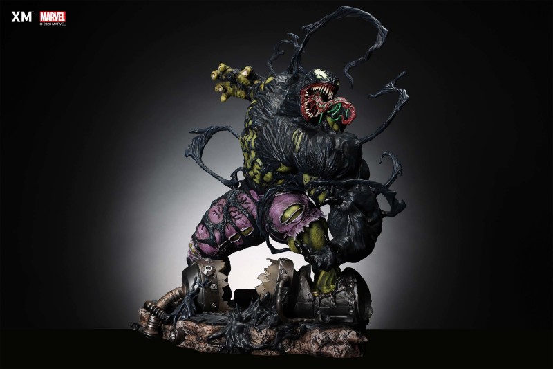 XM Studios MARVEL「猛毒化浩克」(Venomized Hulk)1/4 比例全身雕像 A/B 雙版本同步登場!