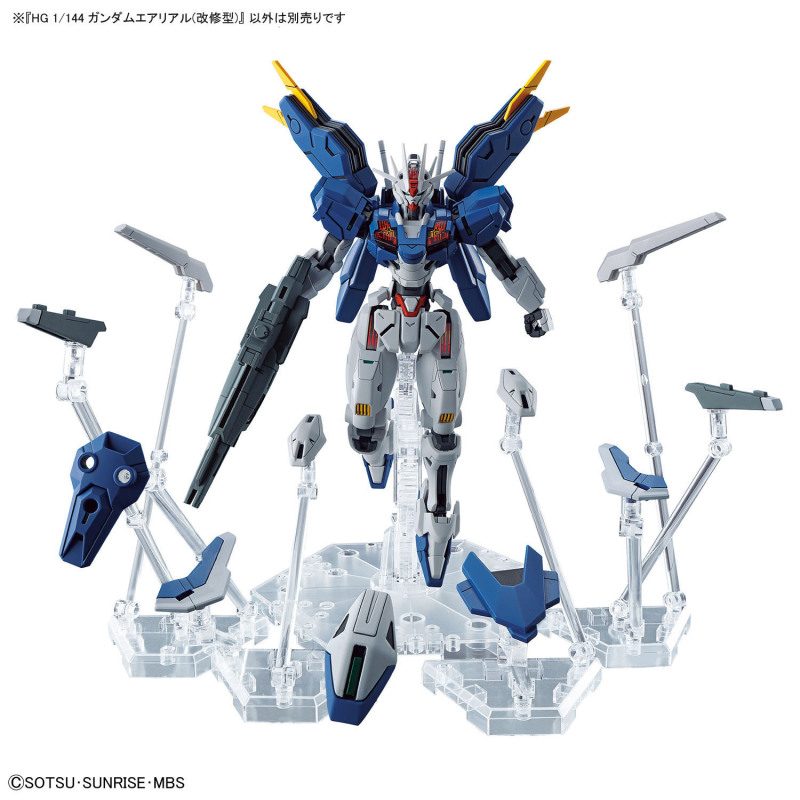 水星的魔女主角強化機『HG 1/144 風靈鋼彈（修改型）』預計 03 月發售 再現劇中火力更強的武裝機構！
