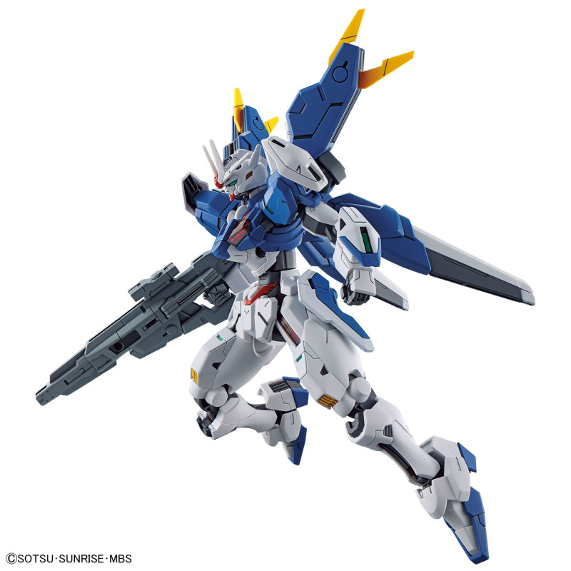 水星的魔女主角強化機『HG 1/144 風靈鋼彈（修改型）』預計 03 月發售 再現劇中火力更強的武裝機構！