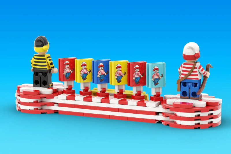 Iyan Ha LEGO Ideas 投稿「威利在哪裡?」(WHERE'S WALLY/WALDO?)再現遊戲書中令人眼花撩亂的世界!