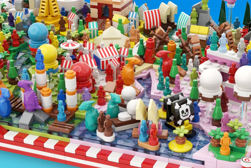 Iyan Ha LEGO Ideas 投稿「威利在哪裡?」(WHERE'S WALLY/WALDO?)再現遊戲書中令人眼花撩亂的世界!