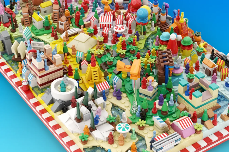 Iyan Ha LEGO Ideas 投稿「威利在哪裡?」(WHERE'S WALLY/WALDO?)再現遊戲書中令人眼花撩亂的世界!