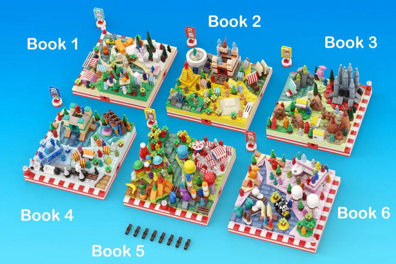 Iyan Ha LEGO Ideas 投稿「威利在哪裡?」(WHERE'S WALLY/WALDO?)再現遊戲書中令人眼花撩亂的世界!