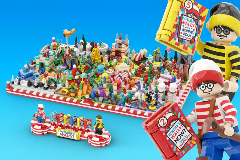 Iyan Ha LEGO Ideas 投稿「威利在哪裡？」（WHERE'S WALLY/WALDO?）再現遊戲書中令人眼花撩亂的世界！