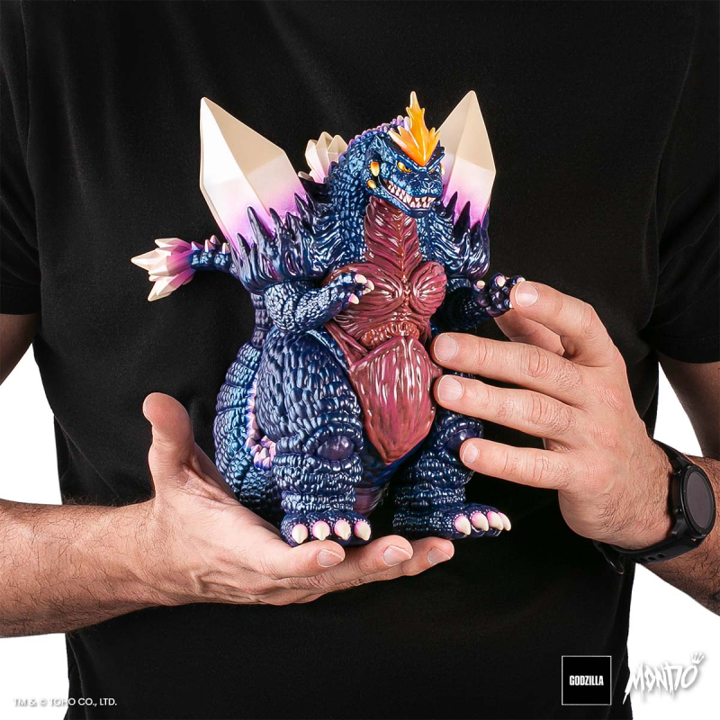 MONDO《哥吉拉vs太空哥吉拉》「太空哥吉拉 變體版」軟膠玩具 飽滿色澤與高密度細節交織成的兇猛怪獸！