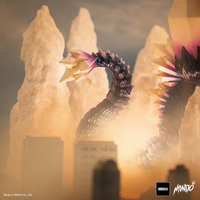 MONDO《哥吉拉vs太空哥吉拉》「太空哥吉拉 變體版」軟膠玩具 飽滿色澤與高密度細節交織成的兇猛怪獸！