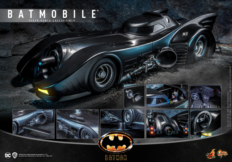 Hot Toys - MMS694 -《蝙蝠俠(1989) 》蝙蝠車（Batmobile）1/6 比例載