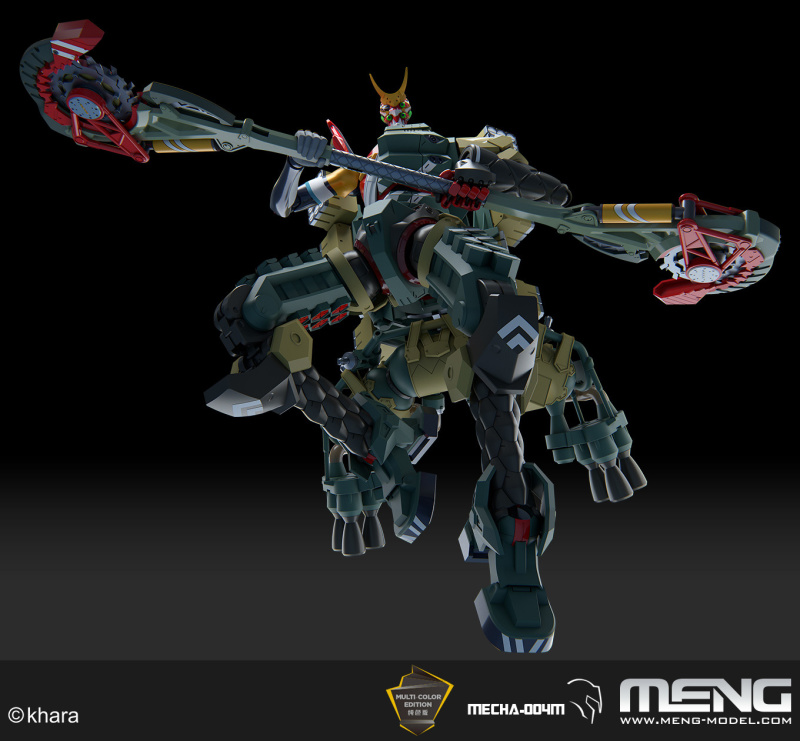 MENG MODEL「新世紀福音戰士 EVA 新2號機α」組裝模型 （多色成形版）壓倒性重裝再現！