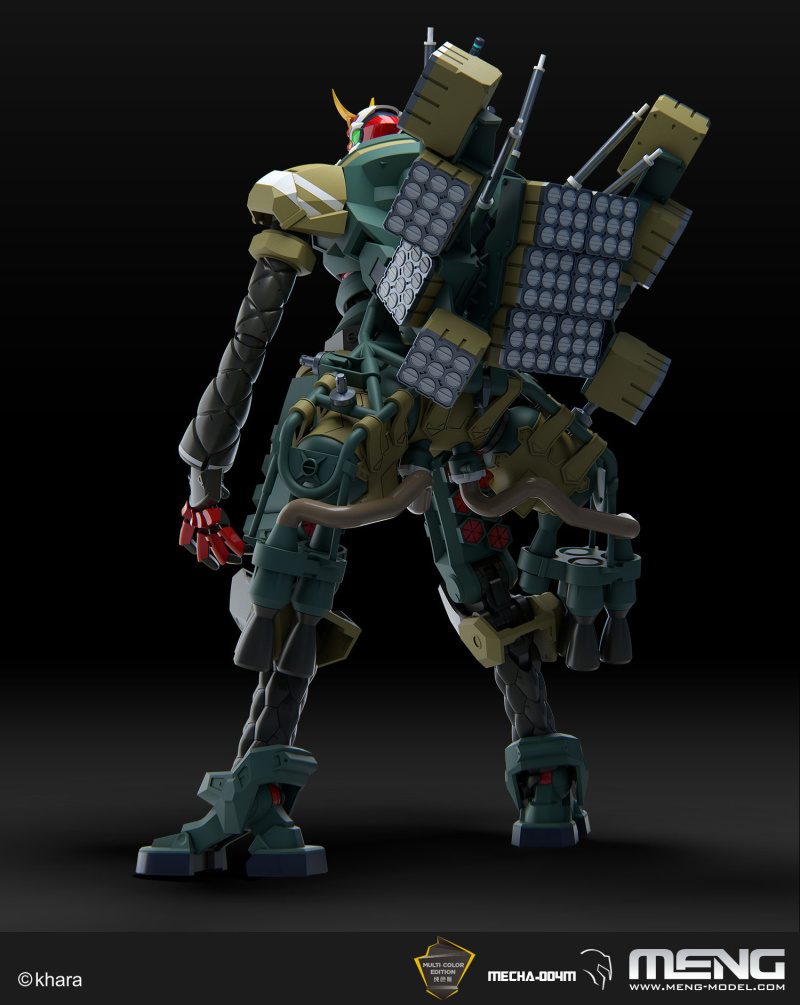 MENG MODEL「新世紀福音戰士 EVA 新2號機α」組裝模型 （多色成形版）壓倒性重裝再現！