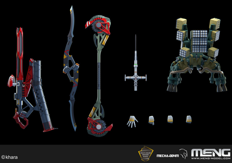 MENG MODEL「新世紀福音戰士 EVA 新2號機α」組裝模型 （多色成形版）壓倒性重裝再現！