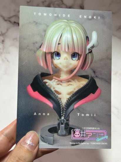 原來動漫少女的頭骨長這樣?造型作家榎木ともひで出道 25 周年記念作品『二次元風骨骼標本少女 富井ANNA』發表!