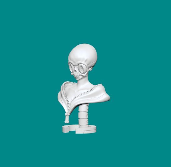 原來動漫少女的頭骨長這樣?造型作家榎木ともひで出道 25 周年記念作品『二次元風骨骼標本少女 富井ANNA』發表!