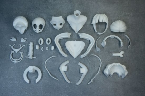 原來動漫少女的頭骨長這樣?造型作家榎木ともひで出道 25 周年記念作品『二次元風骨骼標本少女 富井ANNA』發表!