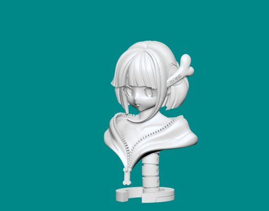 原來動漫少女的頭骨長這樣?造型作家榎木ともひで出道 25 周年記念作品『二次元風骨骼標本少女 富井ANNA』發表!