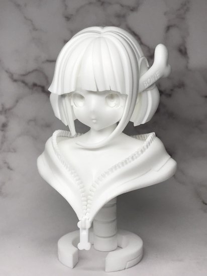 原來動漫少女的頭骨長這樣?造型作家榎木ともひで出道 25 周年記念作品『二次元風骨骼標本少女 富井ANNA』發表!